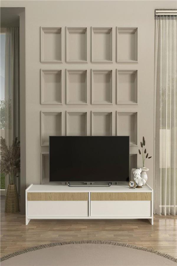 Dekorister Cosmos Tv Sehpası Beyaz - Rota 150 cm