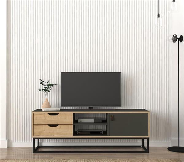 Dekorister Dolores Tv Ünitesi Antrasit  Safir