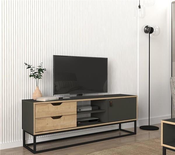 Dekorister Dolores Tv Ünitesi Antrasit  Safir