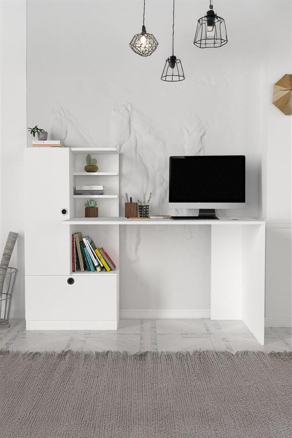 Dekorister Domingos Çalışma Masası Beyaz