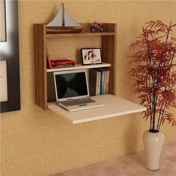 Dekorister Laptop Çalışma Masası BeyazCeviz
