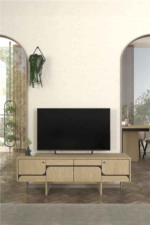 Dekorister Lava Tv Sehpası Rota - Antresit 150cm