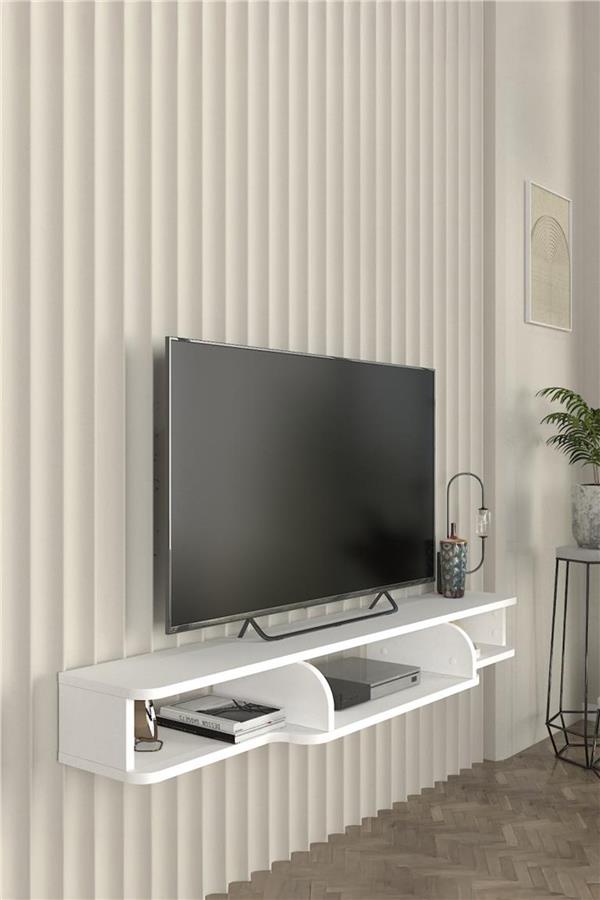 Dekorister Leppo Tv Sehpası Beyaz 135 cm