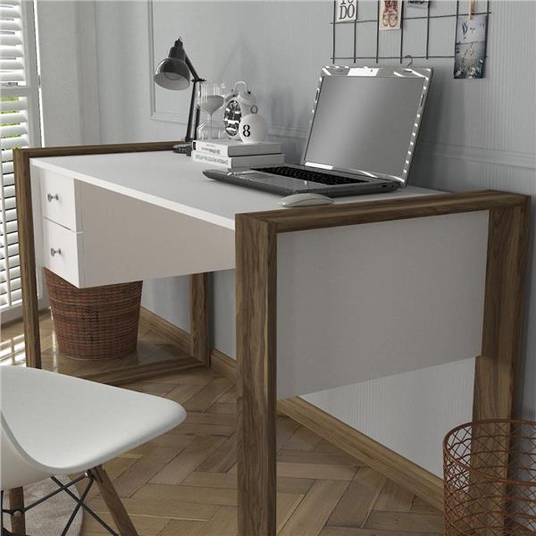 Dekorister Lord Çalışma Masası BeyazCeviz  160 cm