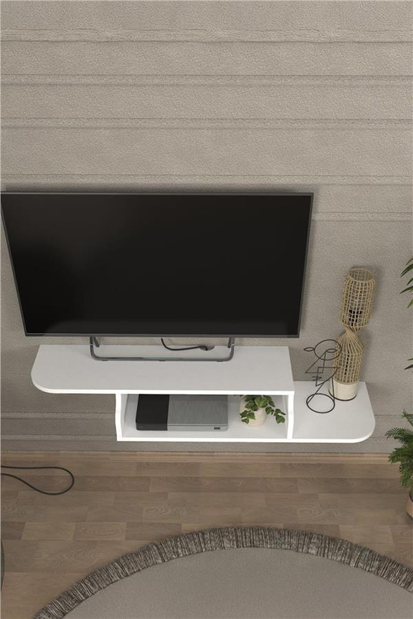 Dekorister Macros Tv Sehpası Beyaz 120 cm