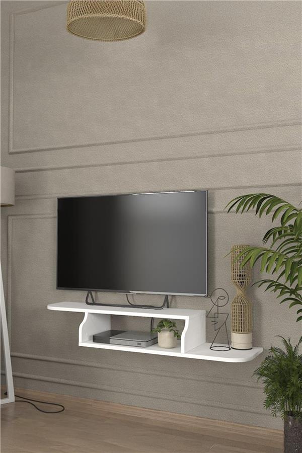 Dekorister Macros Tv Sehpası Beyaz 120 cm