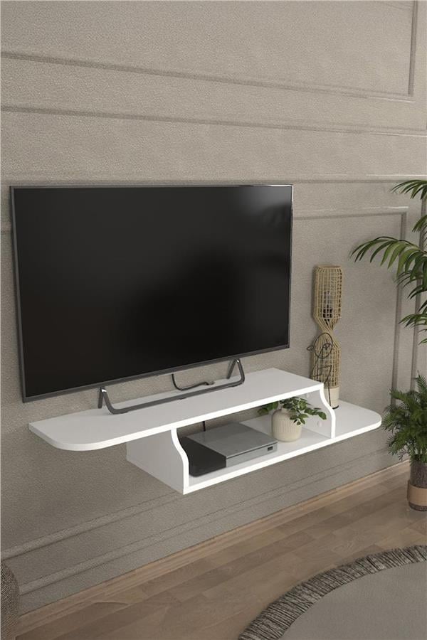 Dekorister Macros Tv Sehpası Beyaz 120 cm