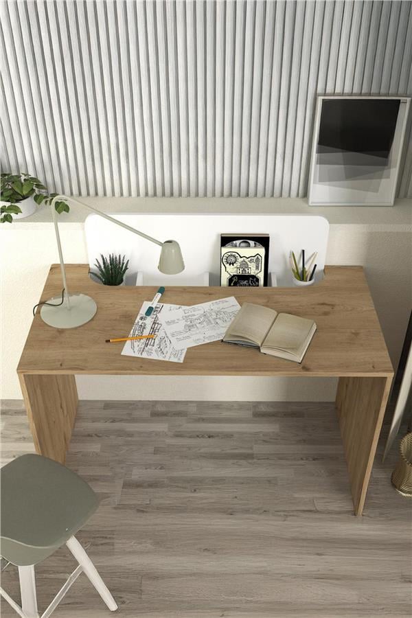 Dekorister Maris Çalışma Masası Sepet - Beyaz