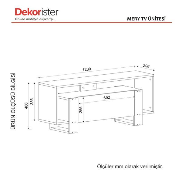 Dekorister Mery Tv Ünitesi Beyaz