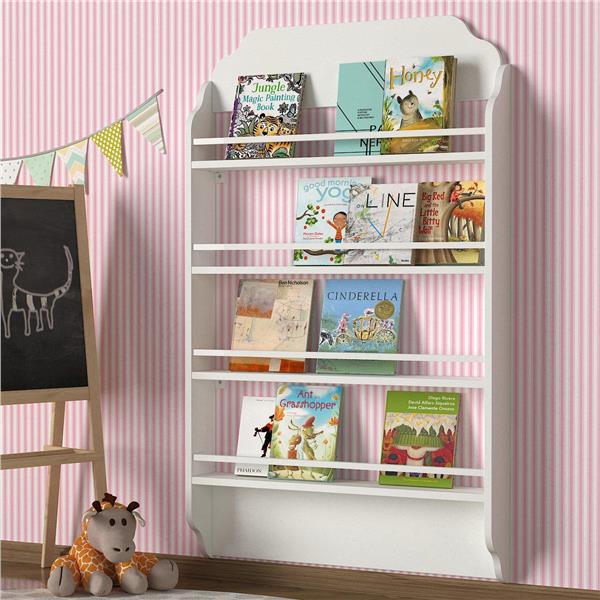 Dekorister Montessori Kitaplık Beyaz