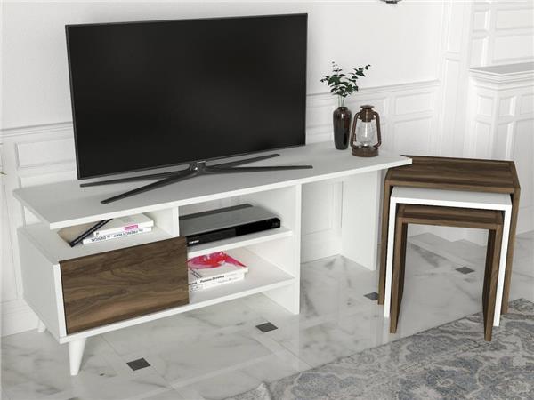 Dekorister Nature Tv Ünitesi BeyazCeviz