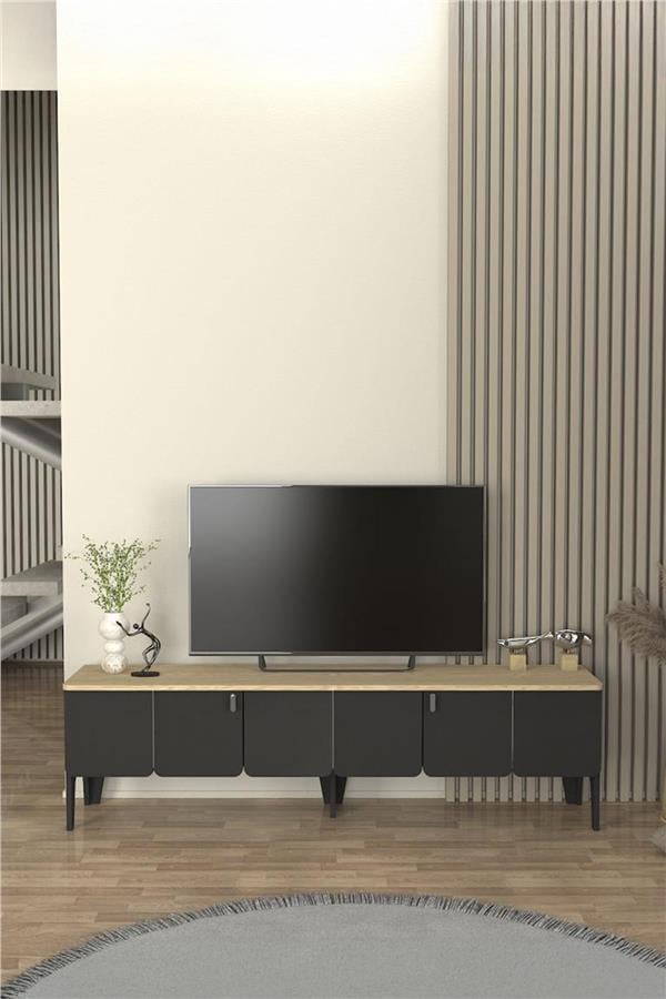 Dekorister Pedro Tv Sehpası Antrasit - Rota 180cm