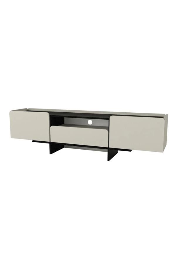 Dekorister Rogan Tv Stand Kumtaşı - Senkronsiyah