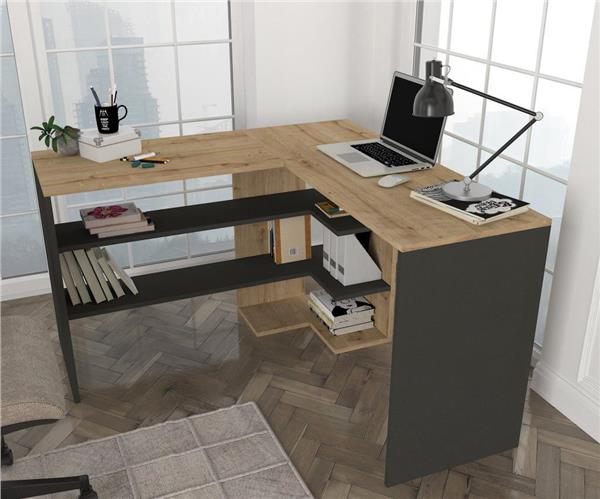 Dekorister Stylo Çalışma Masası Safir  Antrasit