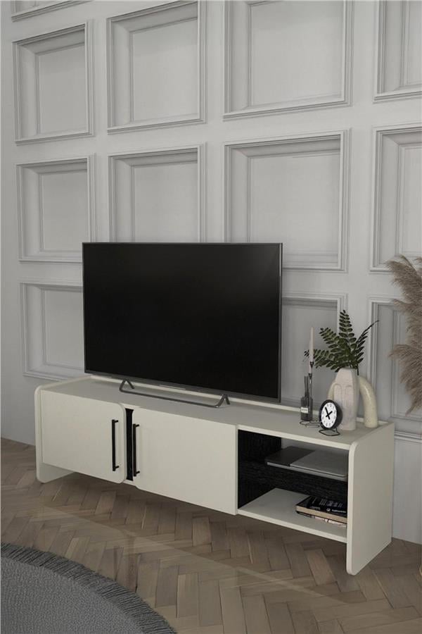 Dekorister Venera Tv Sehpası Kumtaşı - Senkronsiyah 150 cm