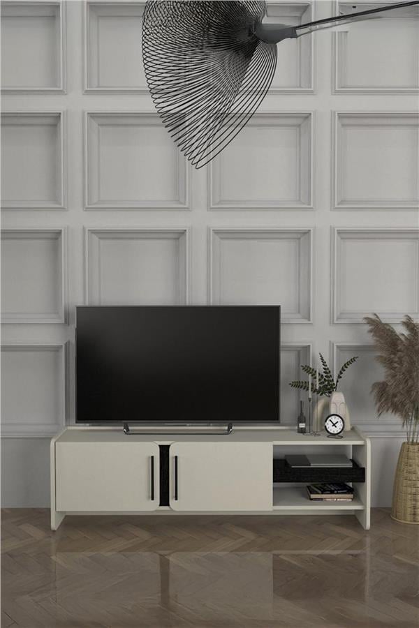 Dekorister Venera Tv Sehpası Kumtaşı - Senkronsiyah 150 cm