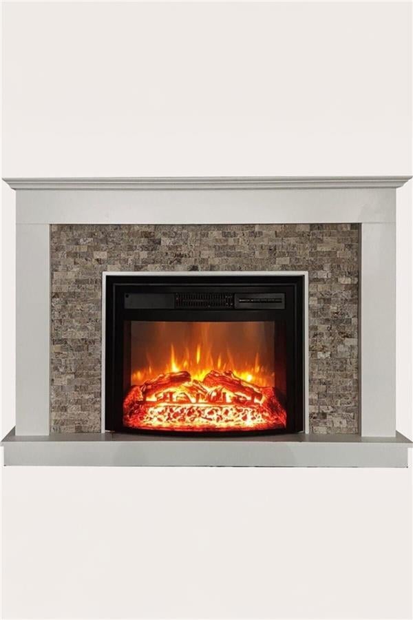 DLC 1110S Stone 1800w Ses Efektli Bluetoothlu Dekoratif Elektrikli Şömine