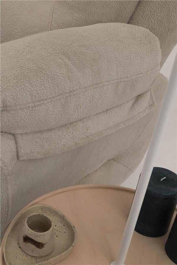 Eymense Comfort Elektrik Mekanizmalı TV Baba Koltuğu Krem