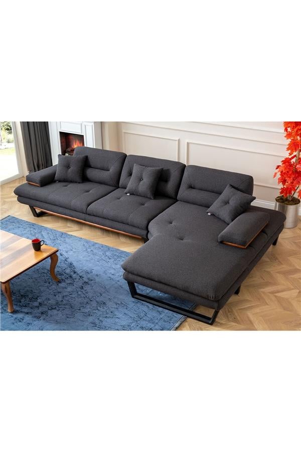 Eymense Efes Relax Köşe Koltuk Takımı Antrasit