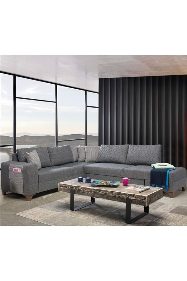 Eymense Loft Köşe Koltuk Takımı Gri