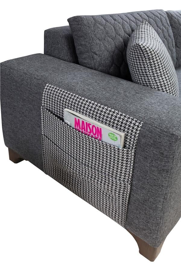 Eymense Loft Köşe Koltuk Takımı Gri