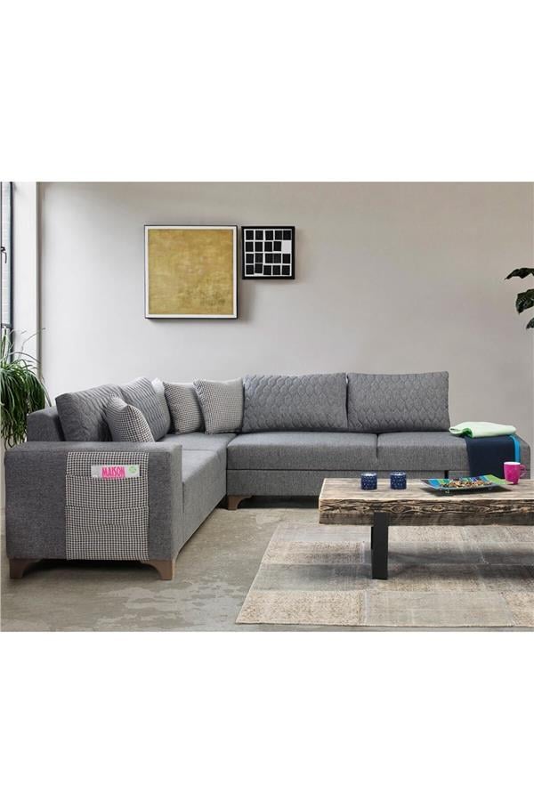 Eymense Loft Köşe Koltuk Takımı Gri