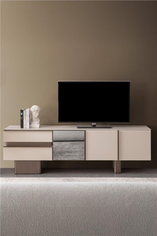 Eymense Zen Modern Tv Sehpası Krem