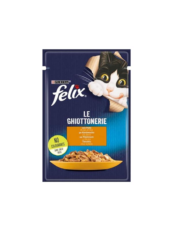 FELIX 85 GR KEDI MAMASI TAVUK ETLI POUCH