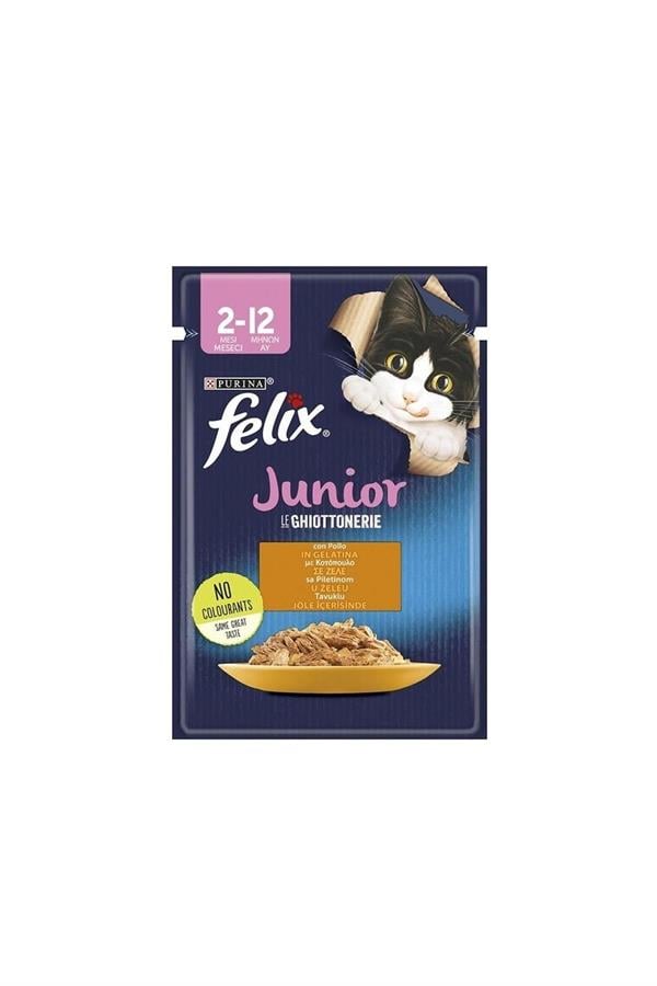 FELIX 85 GR YAVRU KEDI MAMASI TAVUK ETLI  POUCH