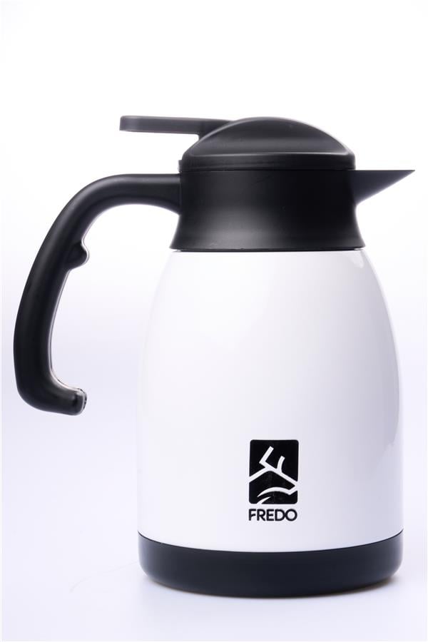 Fredo Big Therm 1.5L Çelik Termos Parlak Beyaz