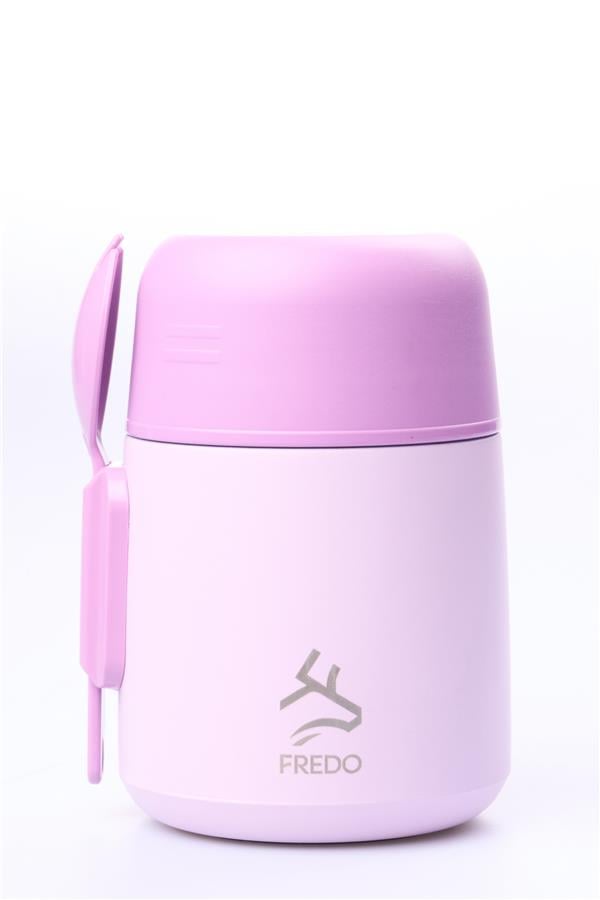 Fredo Duo Dine 500Ml Çelik Termos Mat Lila