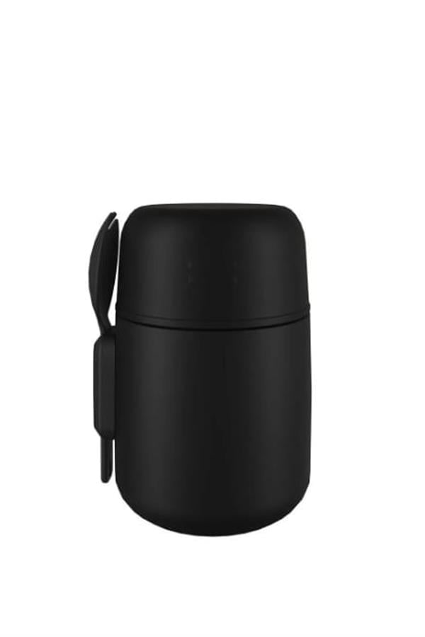 Fredo Duo Dine 500Ml Çelik Termos Soft Mat Siyah