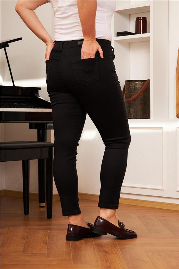 Gölbaşı 1465 Siyah 001 Kadın Kot Pantolon