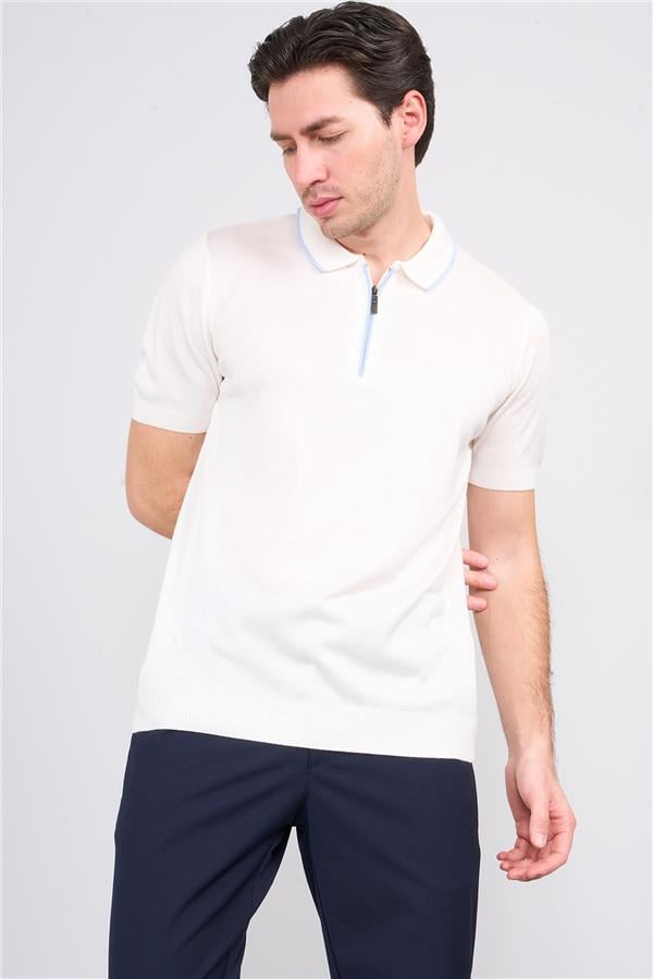 Halifaks Kemik Erkek 39553 40 Ferm Polo Yk 20 2 Vıs Cot Tac Basıc Kısa Kol T-Shirt