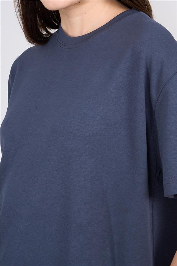 Helly Mb-5620 Antrasıt Kadın Kısa Kollu T-Shırt
