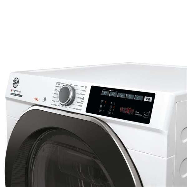 HOOVER H-DRY 500 NDEH9A2TCBEXS-17 A++ Enerji, 9 kg kurutma kapasitesi, Isı pompalı kurutma teknolojisi, hOn ( Wi-Fi + Bluetooth)