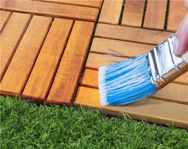 İnterbuild Masif Akasya Zemin Kaplaması 30x30 cm (10'lu Paket) Altın Tik -DET02000