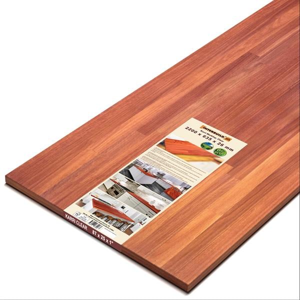 İnterbuild Mutfak Tezgahı Karrı Masif Ağaç (2200x635x26 mm)-  672063
