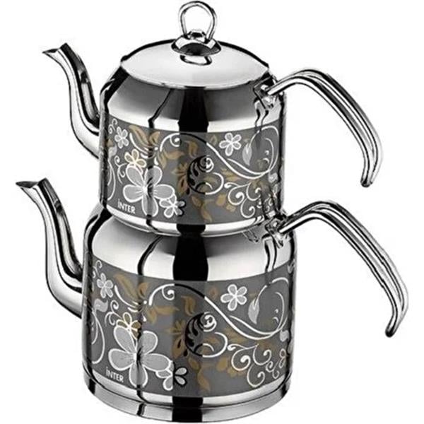 İnterc 9502 Sahra Mini Dekorlu Çaydanlık Tk.