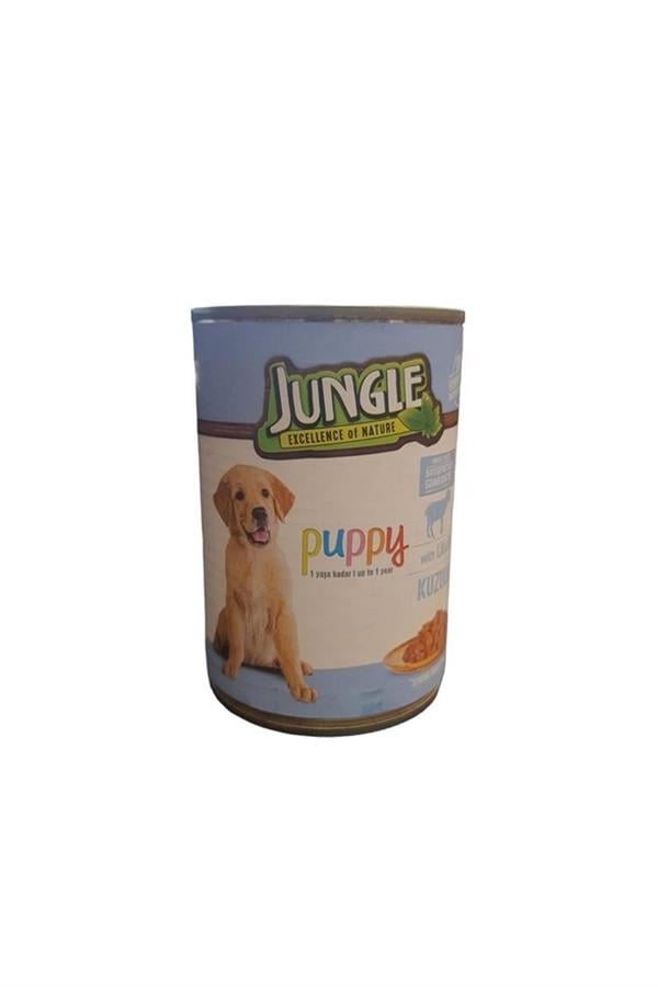 JUNGLE 400 GR YAVRU KOPEK KONSERVESI KUZU ETLI