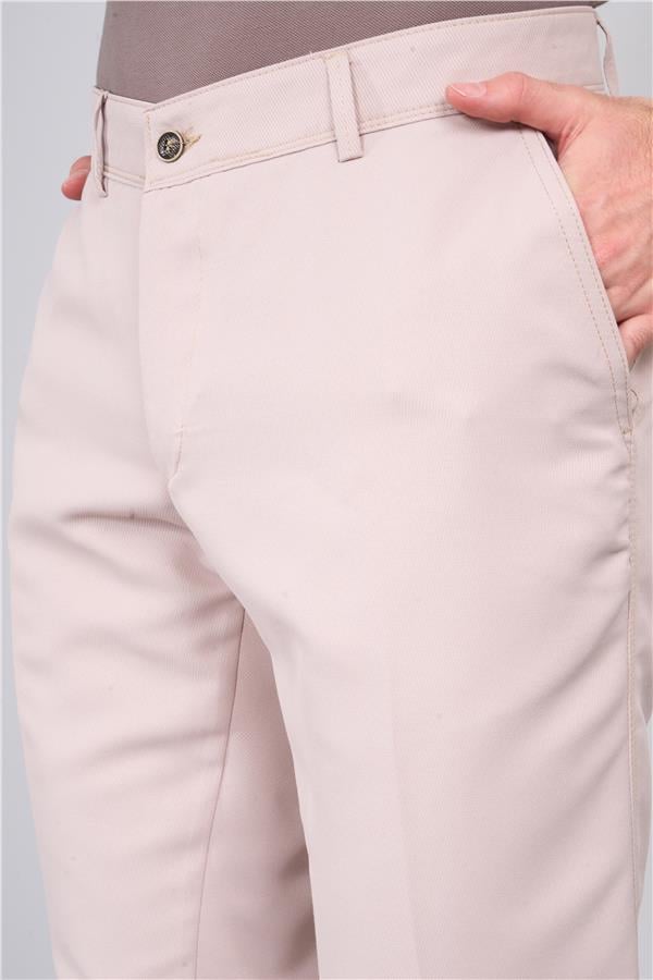 Kagi Bej Erkek Dinamo Keten Pantolon