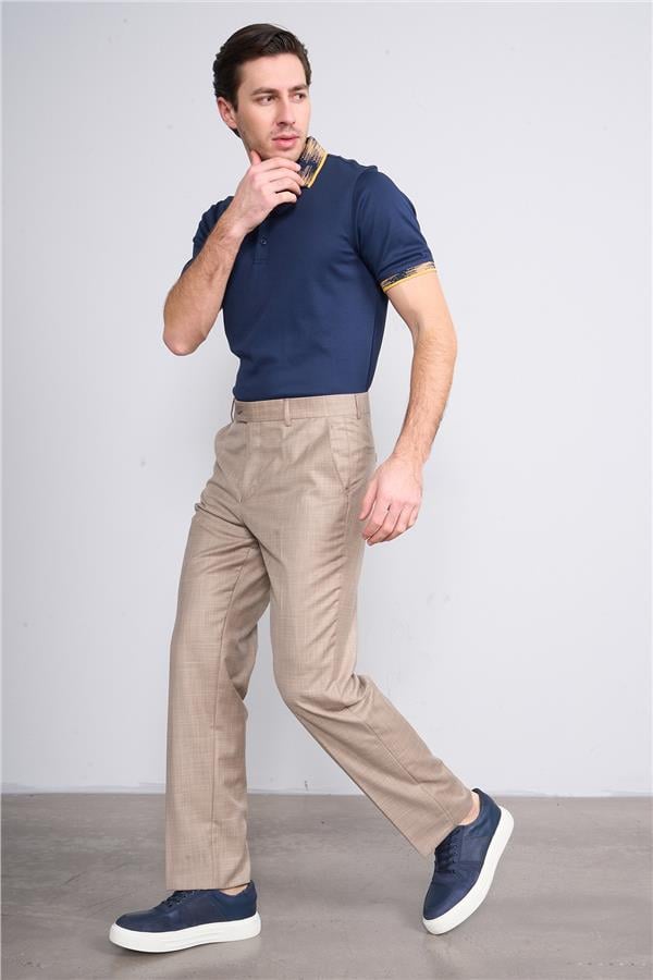 Kagi Bej Erkek Zeng Klasik Pantolon