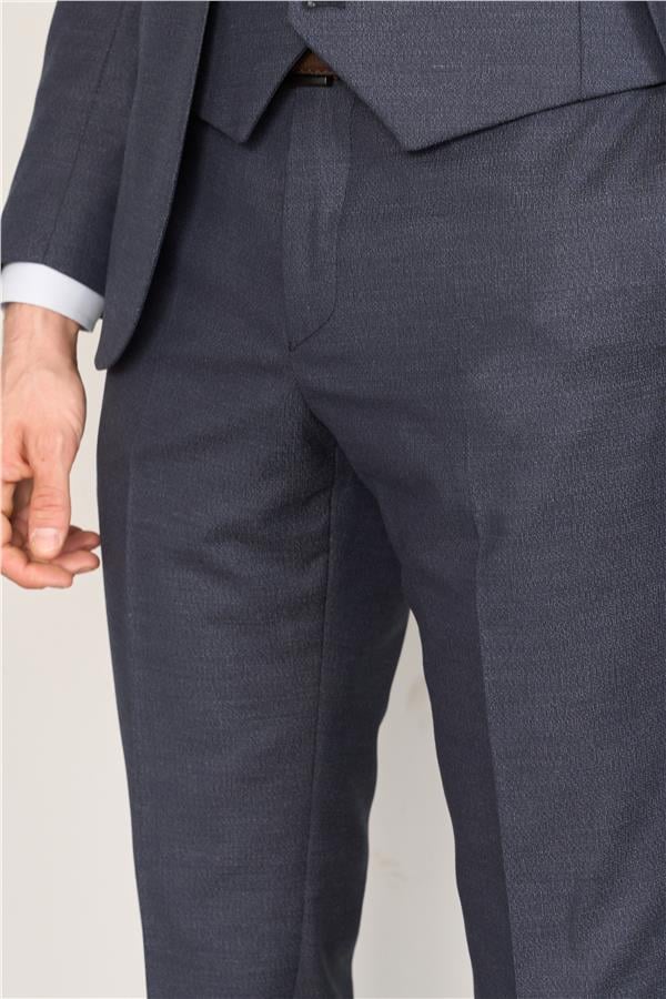 Kagi Lacivert Erkek Pamuk Polyester Modena Yelekli Takım