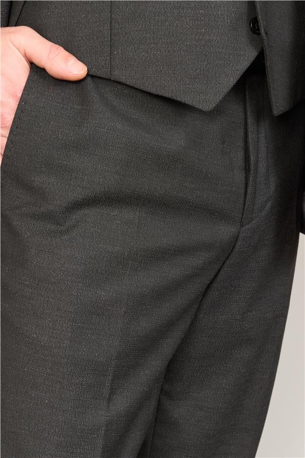 Kagi Siyah Erkek Pamuk Polyester Modena Yelekli Takım
