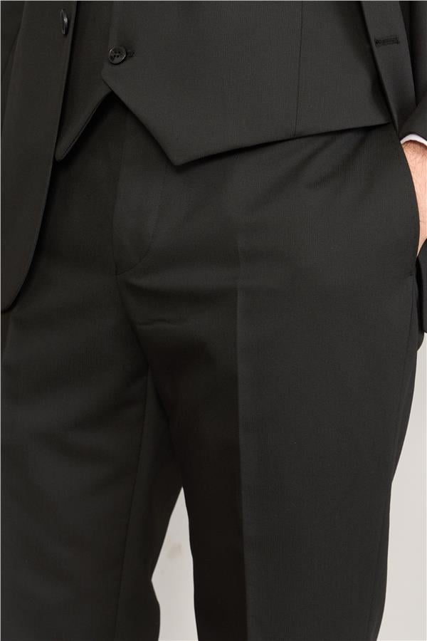 Kagi Siyah Erkek Pamuk Polyester Palermo Yelekli Takım