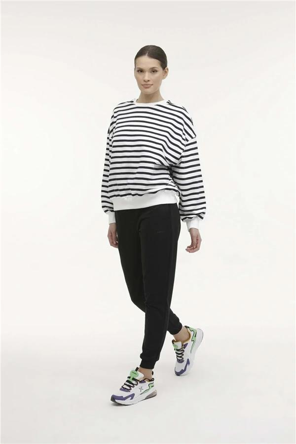 Kinetix 4M Wb 22Sn86 4Fx Siyah Kadın Jogger Eşofman Alt