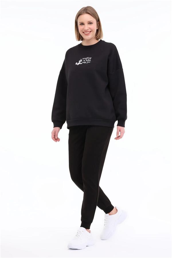 Kınetıx 5M Wb Jogger 22Sn86 5Fx Sıyah Kadın Esofman Alt