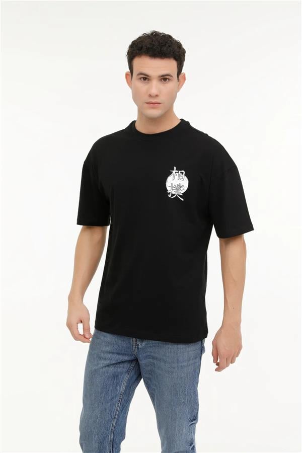 Kınetıx A10157239508010 4M Ml Radon 11Es-Slg-105 4Fx Siyah Erkek T-Shirt
