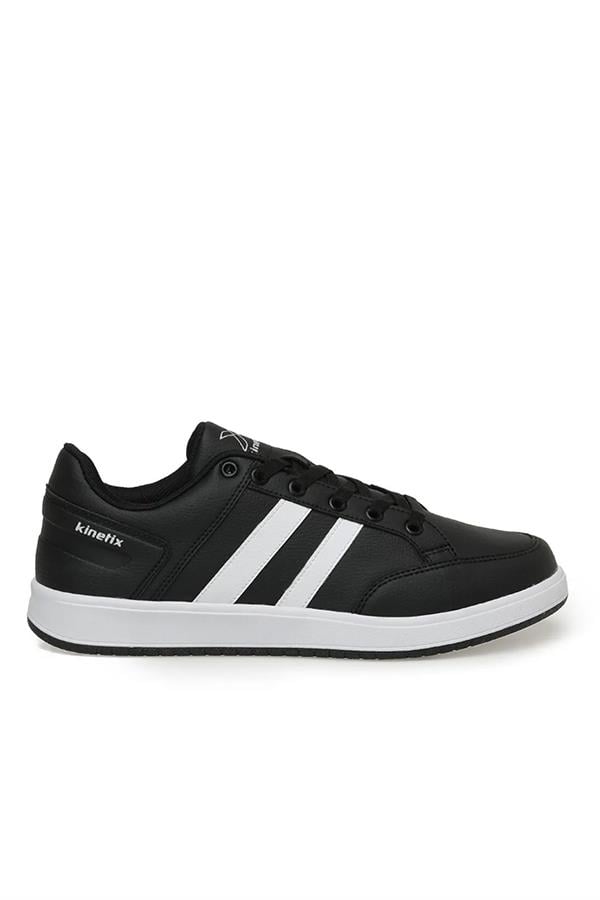 Kinetix Kort Pu 3Pr Siyah Beyaz Erkek Sneaker Ayakkabı