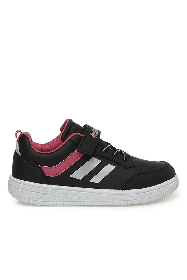 Kinetix Luna 3Pr Siyah Fuşya Gümüş Filet Kız Çocuk Sneaker Ayakkabı